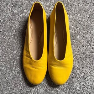 COS Leather Ballet Flats Glove Fit